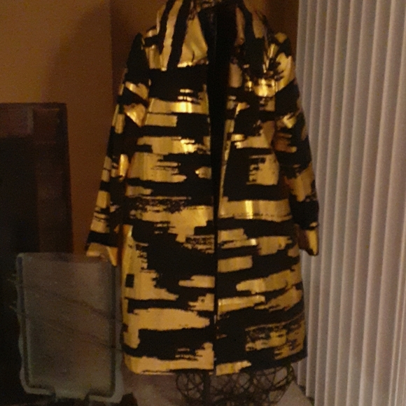 Berek resort wear mid thigh jacket gold/black - Picture 1 of 4